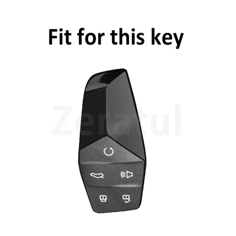 Silver Edge TPU Keyless Shell for MG ONE 2022 2023 2024 Smart Remote Car Key Case Cover Fob for MGONE Protector Accessories