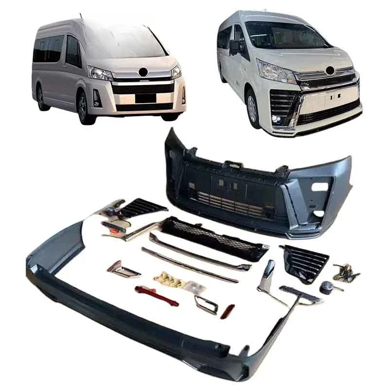 High Fitment Modellista Design Car Bumpers Bodykit 2019-2023 for Toyota Hiace Body Kit