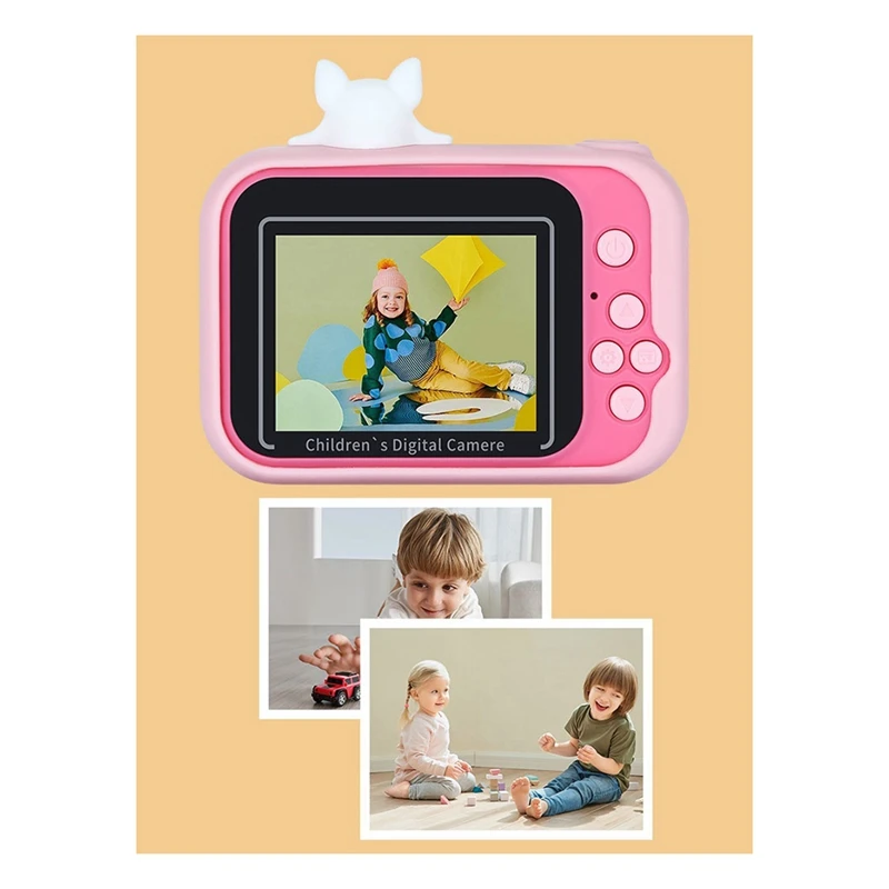 A8S HD Dual Lens 4000W Pixel 5472X4104PX Photo Resolution Without Memory Card Children's Camera,Blue Easy To Use