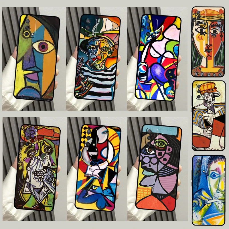 Picasso Abstract Art Painting For OPPO A74 A54 A94 A53S A54S A31 A5 A9 A52 A72 A91 A93 A96 A15 A17 A57 A77 Phone Case