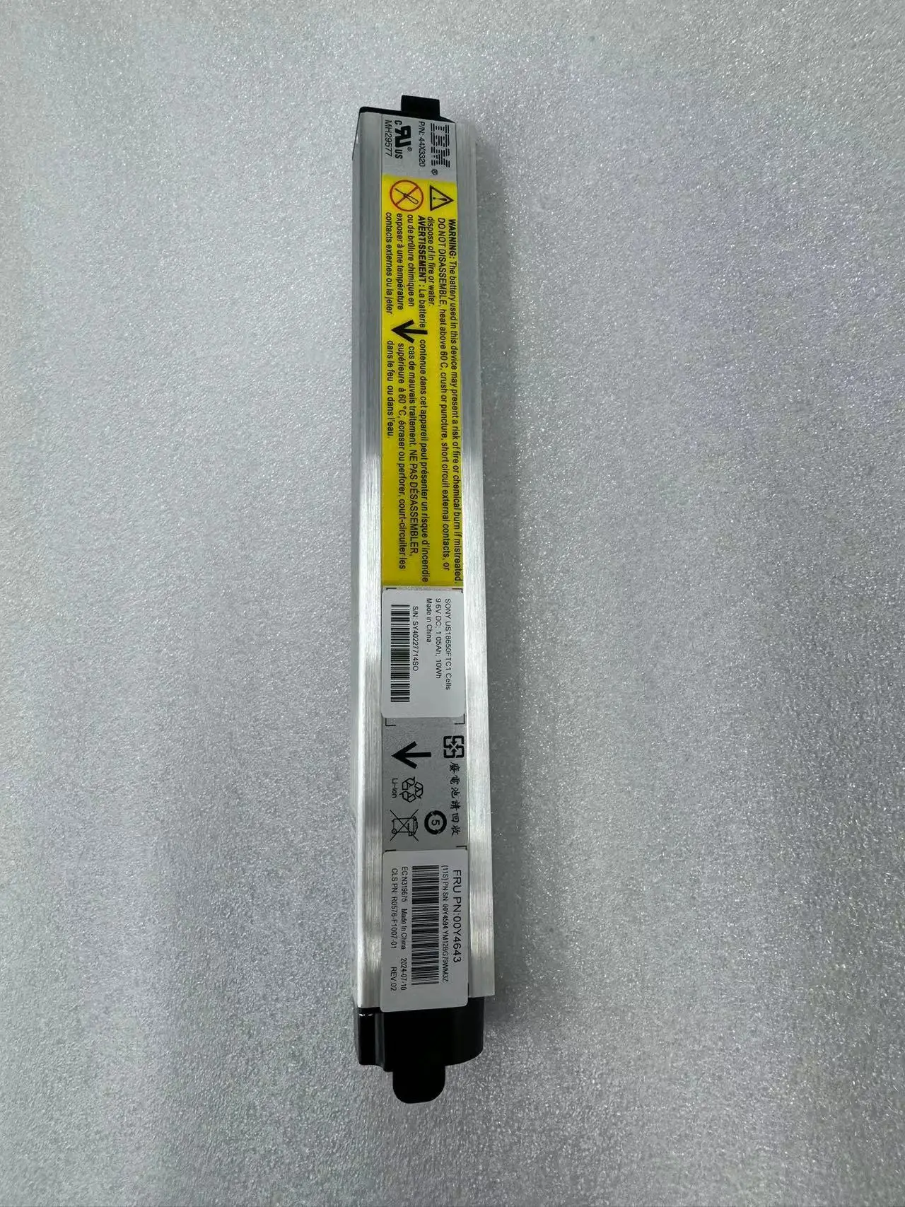 New 2024 Original 00Y4643 90Y7689 For IBM V3500 V3700 V5000 Controller Battery 9.6V DC 1.05Ah 10Wh 00Y4594 100% Tested