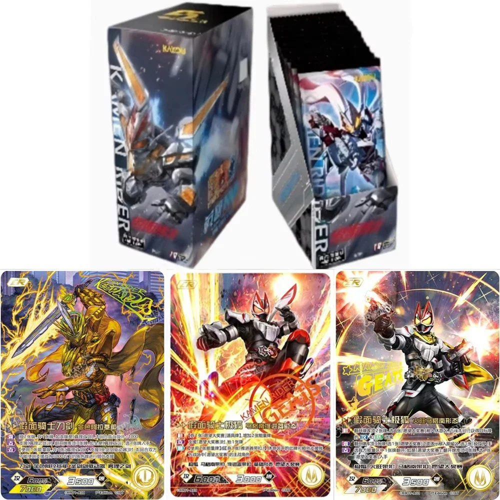 KAYOU Kamen Rider Card Competitive Enhanced Version Holy Blade Emperor Rider Time King Anime Board Game Collection Card