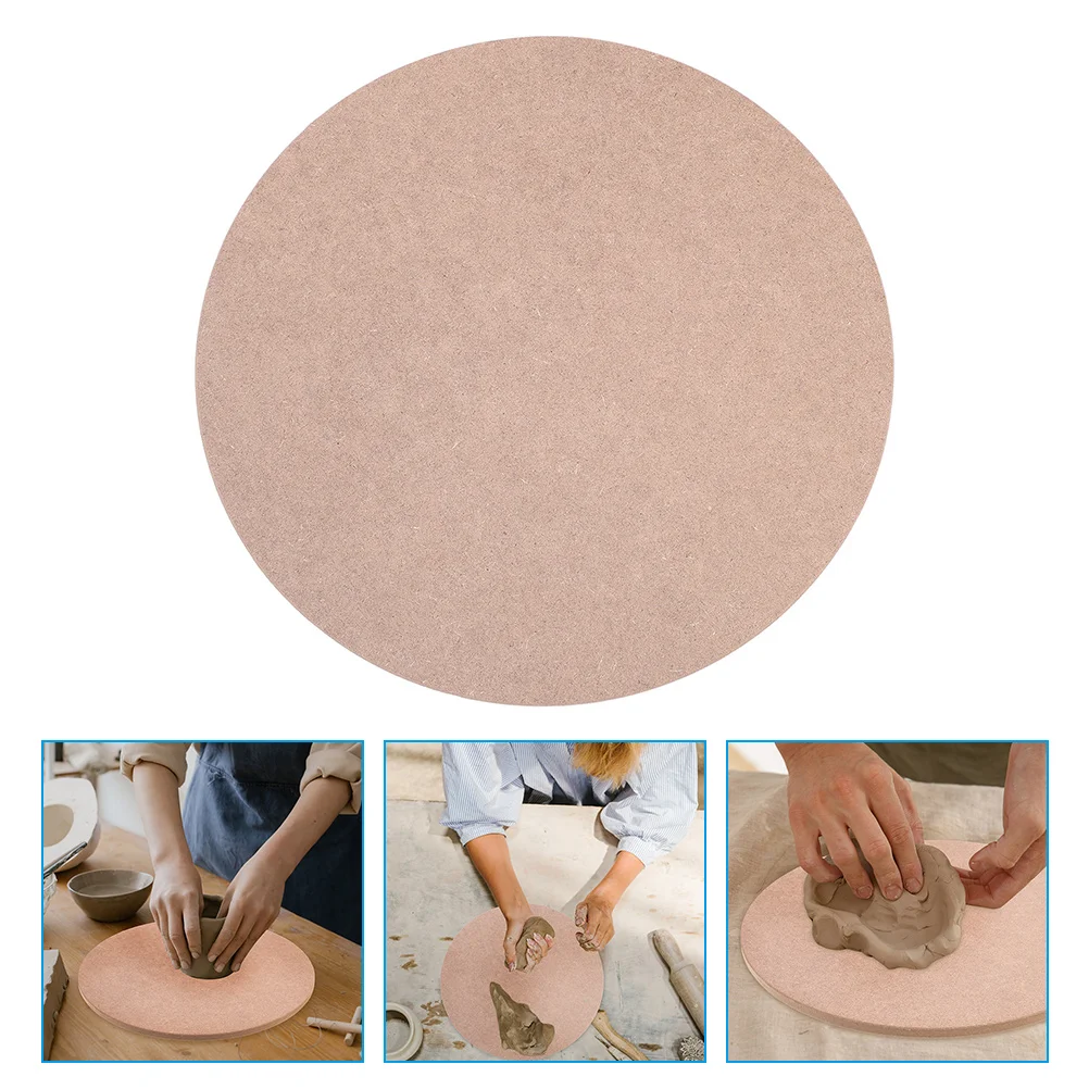 

Pottery Wheel Bats 20cm Density Board Clay Making Plates Smooth Reusable Thickened Material Crafts Sculpting Base