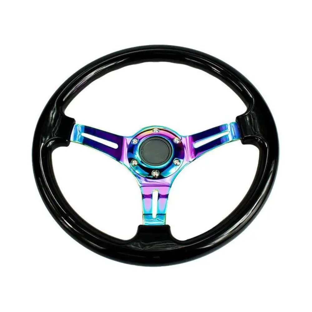 

Car modification 320mm 13" Red Universal Auto Racing Car interior Steering Wheel & Horn Button Leather PVC Aluminium Alloy Wear