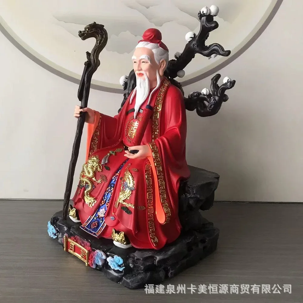 O17-  new resin matchmaker statue for home use, offering matchmakers to the elderly man under