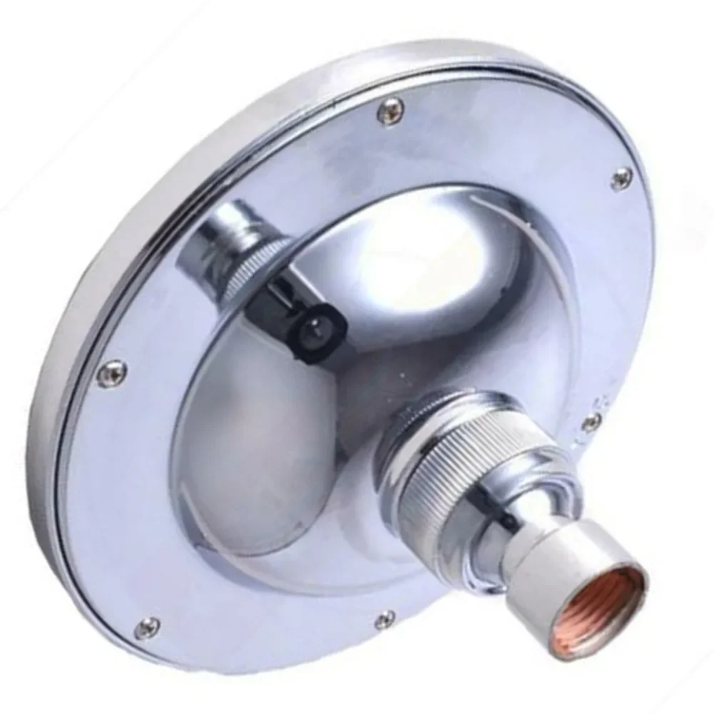 

Silver Shower Head Top ABS Chrome High Pressure Overhead Rainfall Shower Head Round Brand New High Quality Hot