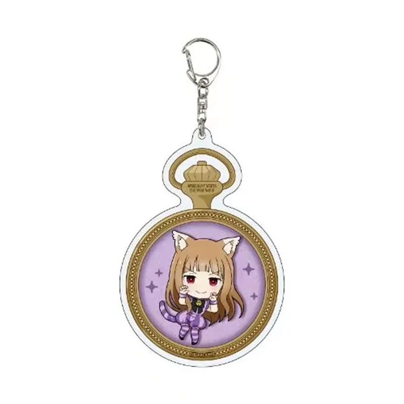 NEW Spice and Wolf: merchant meets the wise wolf Acrylic Key Ring Holo (About 6cm key chain