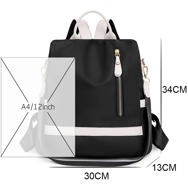 Multifunctional Women's Backpack 2023 New High Capacity Student Bag Single Shoulder Bag Portable Women's Bag Burglar Proof Schoo