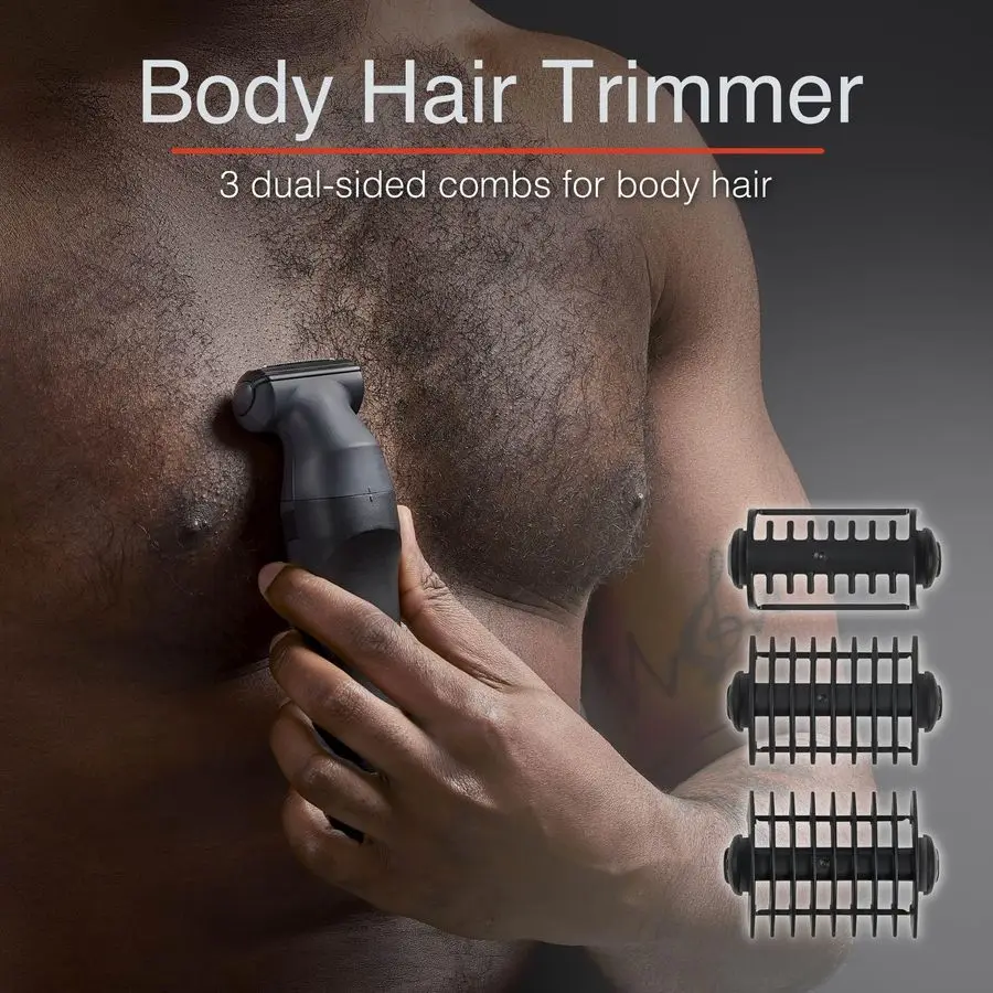 ONE Shave amp Groom MultiTool Electric Razor for Men, Foil Shaver with 4 FullSize Attachments amp 5 Adjustable Combs for Beard,