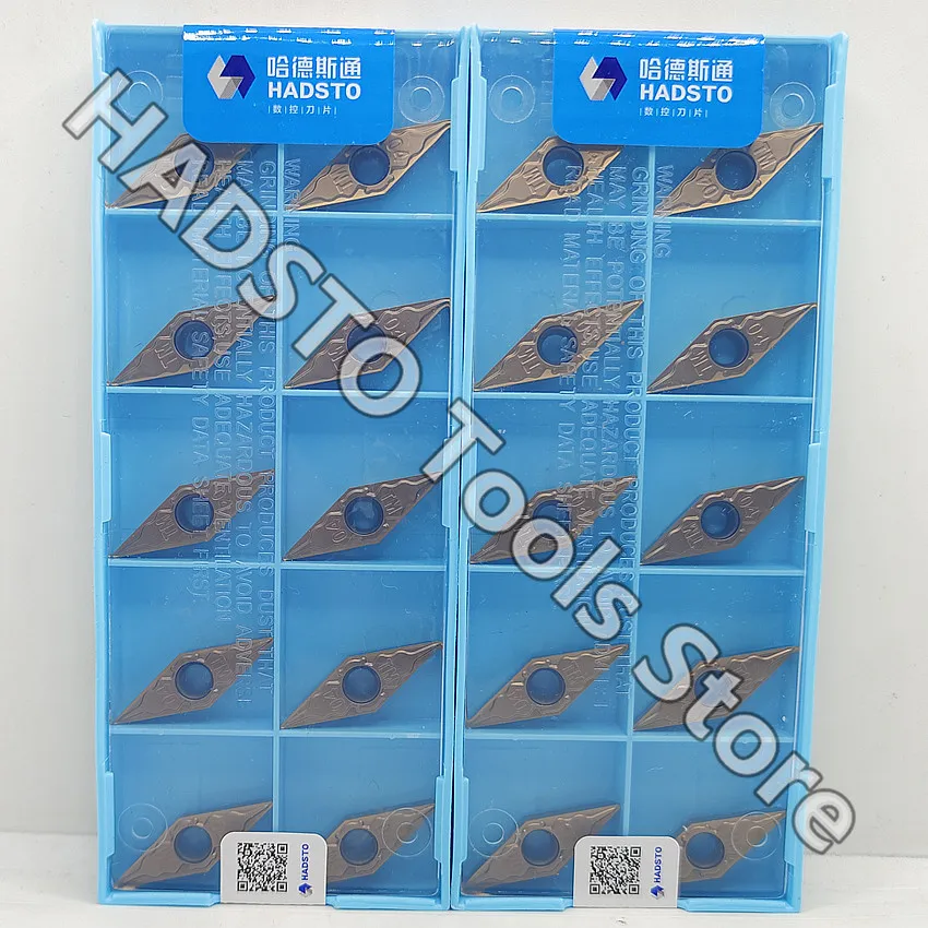 

50pcs VBMT160404-TM HS7225 VBMT160404-TM VBMT160404 VBMT331 HADSTO carbide inserts Turning inserts For Stainless steel