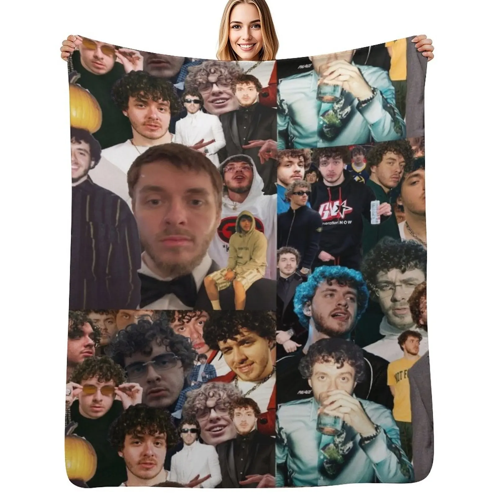 

Jack Harlow Gift Throw Blanket Travel Heavy Warm Kid'S Blankets