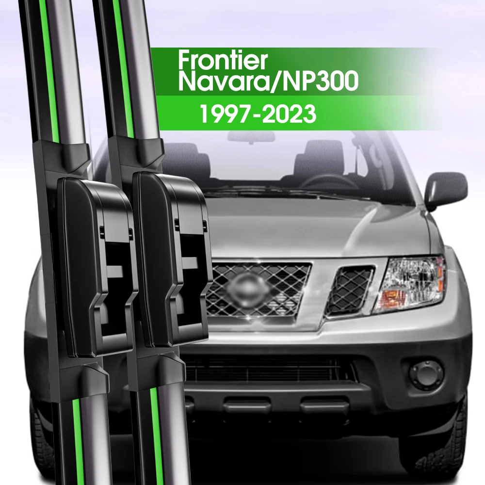 

2pcs Front Windshield Wiper Blades For Nissan Frontier Navara NP300 D22 D40 D23 D41 1997-2023 Windscreen Window Accessories