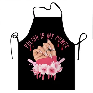Cat Kuku Bib Kustom Adalah Celemek Kekuatan Saya untuk Pria Wanita Koki Dewasa Memasak Cat Kuku Dapur Lukisan Masakan yang Lebih Lezat 10 celemek kuku penjualan terbaik - №
