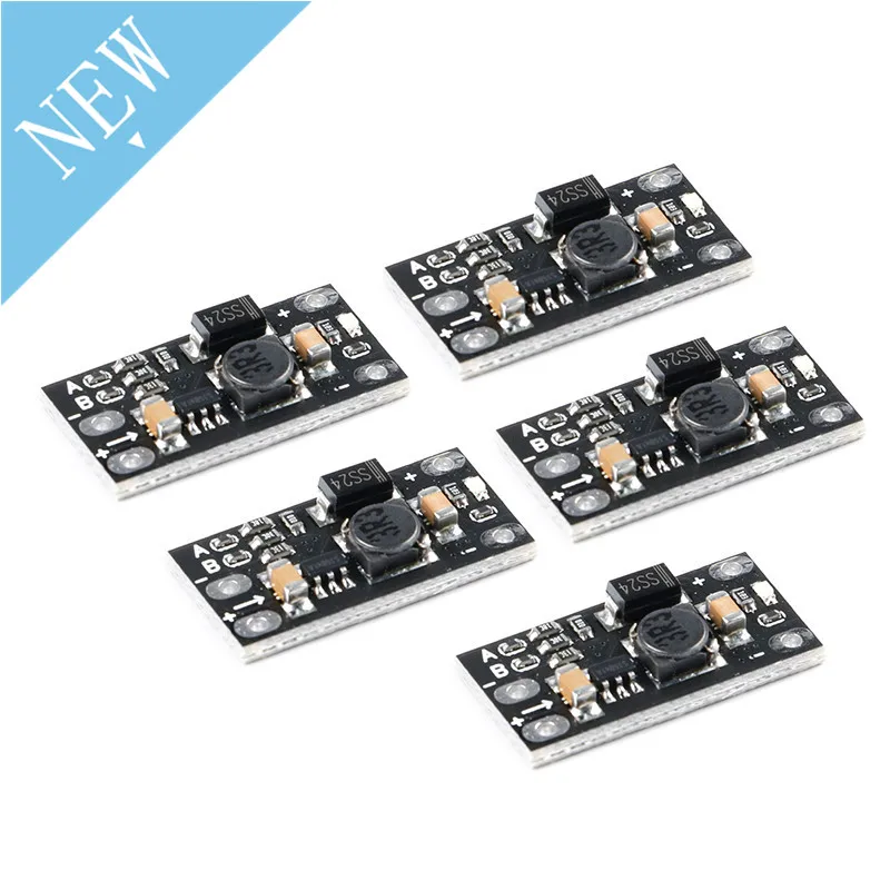 Mini DC-DC Boost Step Up, módulo convertidor de 3,7 V a 12V, regulador de voltaje, placa PCB, módulo de batería de litio, 5 piezas/1 unidad
