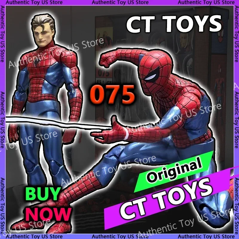 

Ct Toys Фигурка Человека-паука Mafex 075 The Anazing Spider-Man Comic Ver Mafex 185 Аниме Фигурка Модель Кукла Индивидуальные игрушки