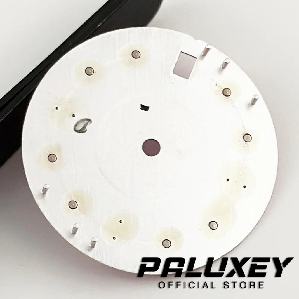28.5mm NH35 Sunburst White Blue Green Black Yellow Watch Dial Luminous Watch face Fit NH35 NH36 Movement Replacement Parts