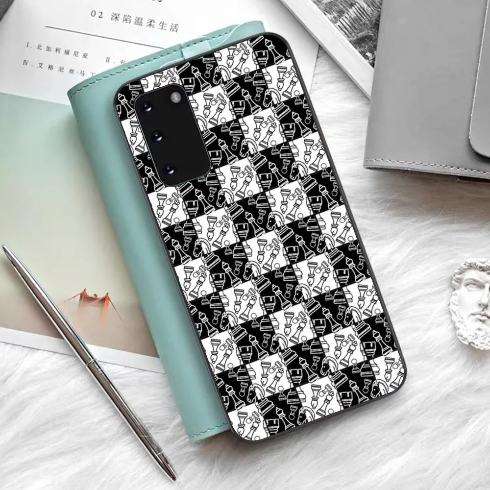 Chess Board Pieces Phone Case For Redmi 8 9 10 pocoX3 pro for Samsung Note 10 20 for Huawei Mate 20 30 40 50 lite