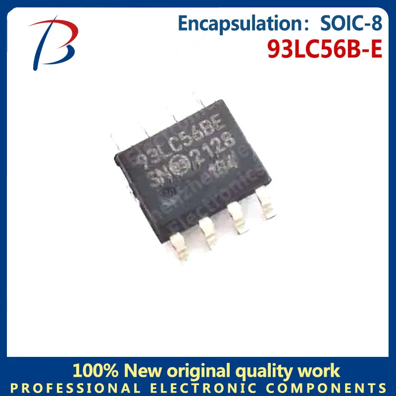 

10PCS 93LC56B-E chip SOIC-8 memory