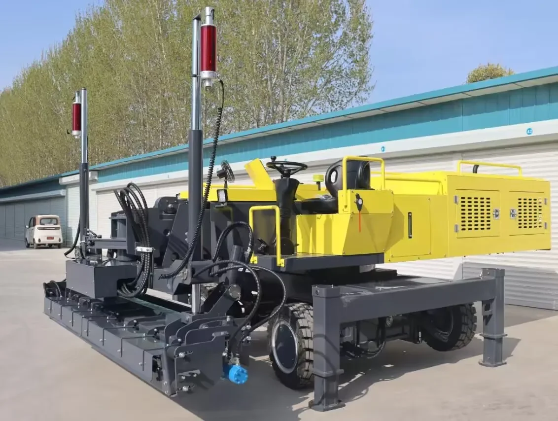 Concrete Laser Screed Machine High Precision Automatic Leveling System Vibrating Screed for Construction