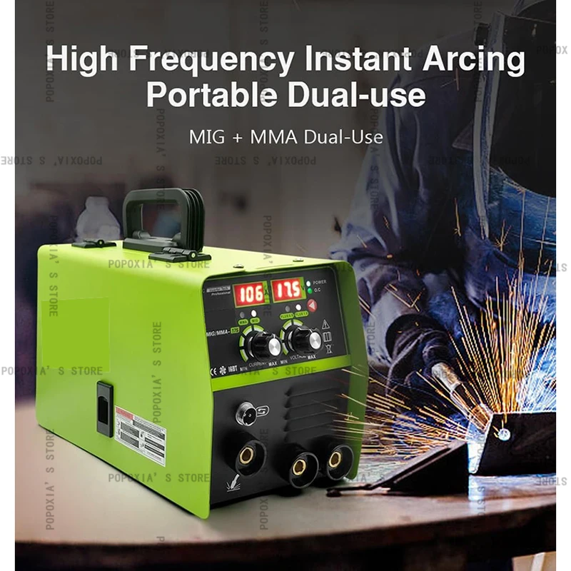 110V Gasless Second Protection Welding Machine Household Electric Power Portable Dual-purpose