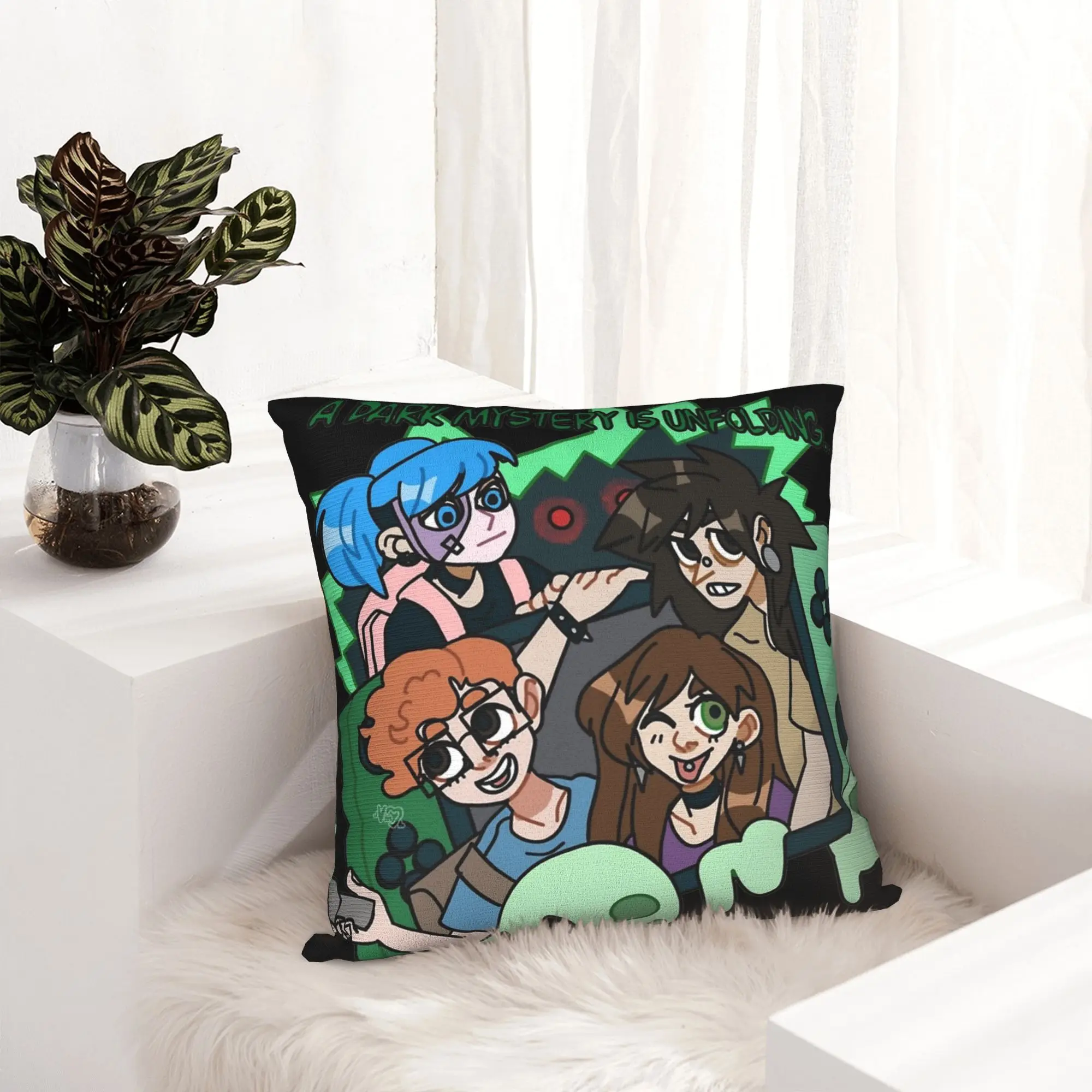 Sally Face Pillowcase Printing Polyester Cushion Cover Decor  Pillow Case Cover Home Drop Shipping 45*45cm