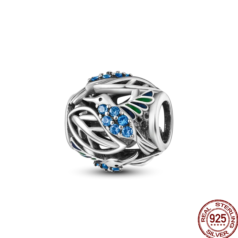 New 925 Shiny Zircon Sterling Silver Religious Angel Cross Series Beads Suitable For 3MM Original Bracelet Diy