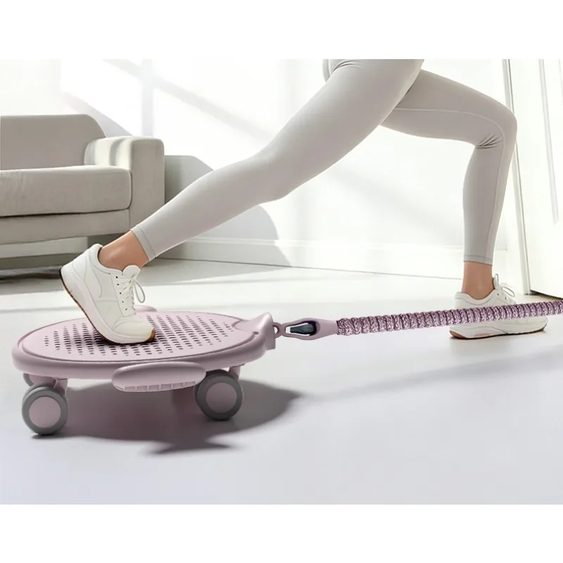 Silent Pilates Gliding Disc Multifunctional Core Trainer Portable Abdominal Hip Leg Exercise Equipment for Home Workout