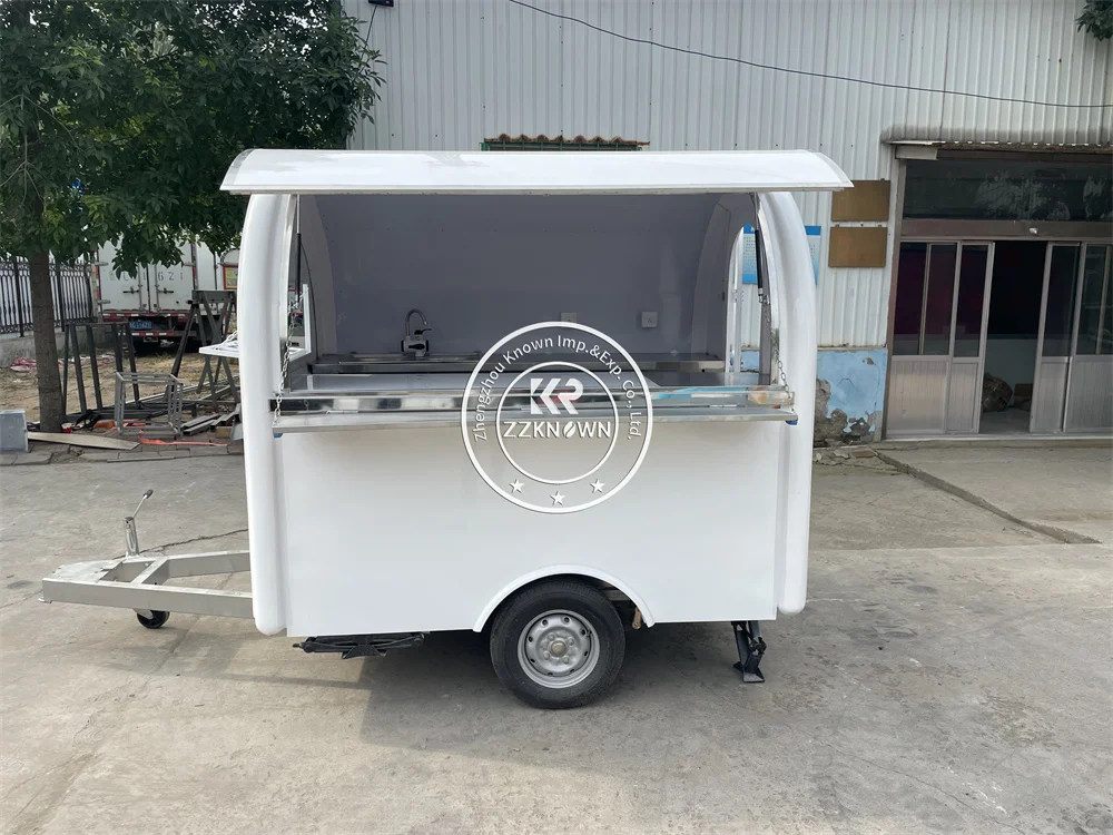 

Concession Coffee Food Trailer Hot Dog Food Carts With Full Kitchen Mobile Ice Cream Snack Pizza Kiosk