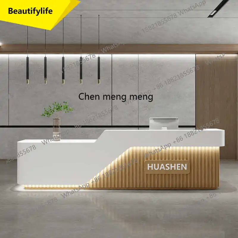 X188 Modern Simple Company Front Desk Hotel Bar Sales Department Bar Beauty Salon Clothing Store checkout page