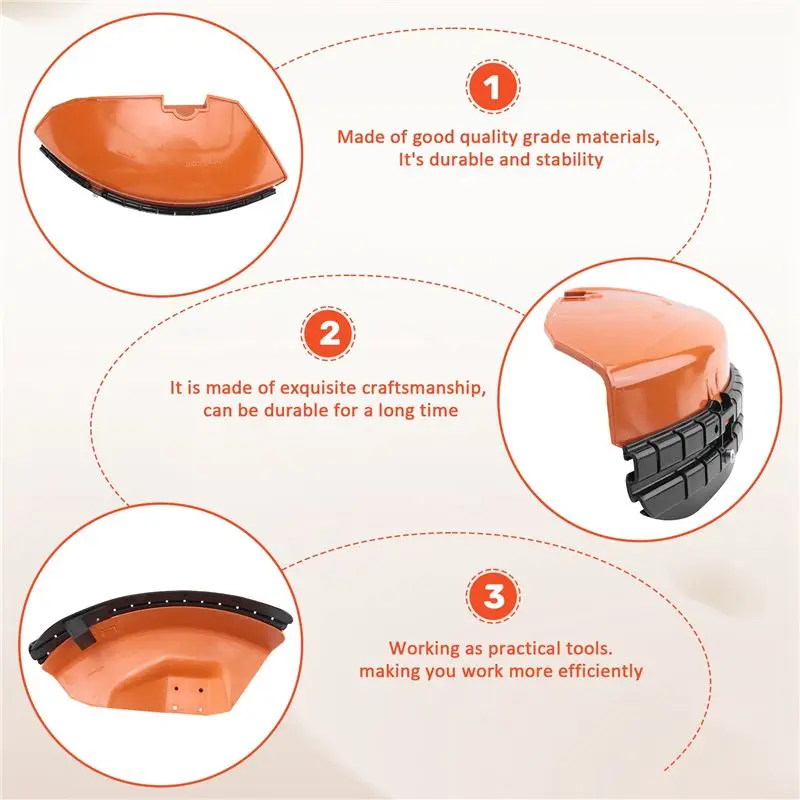 LICE-FS120 Trimmerschutz passend für STIHL FS110 FS130 FS160 FS180 FS200 FS220 FS240 FS250, ersetzt 4119 007 1013 – Detail 4