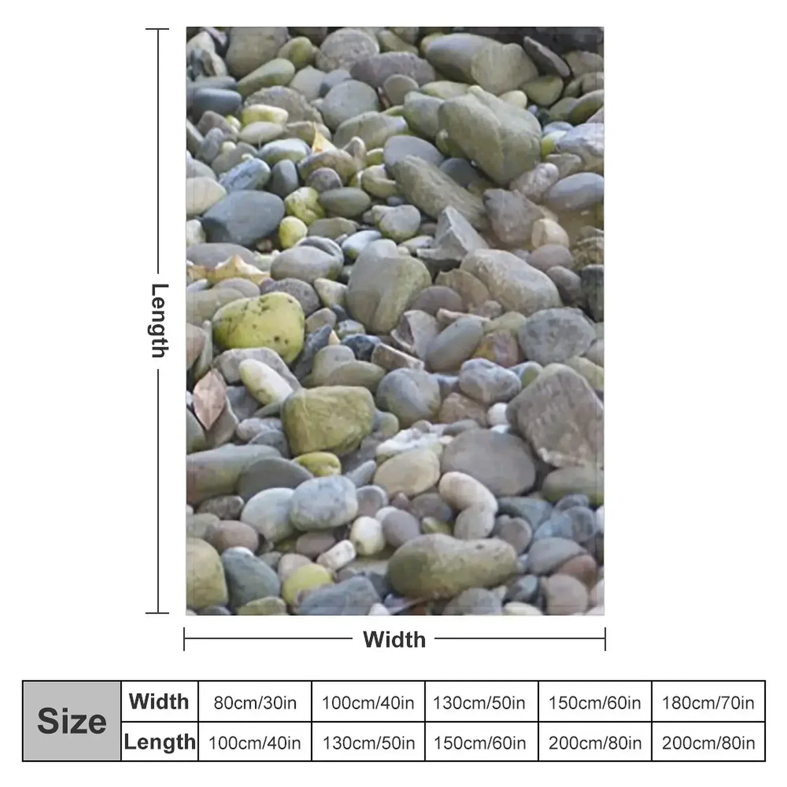 Stones, Pebbles, and Rocks Throw Blanket cosplay anime christmas gifts for sofa Beach Blankets
