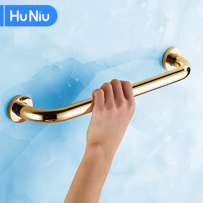 

HuNiu поручни для ванной комнаты, поручни из античной латуни 30/40/50 см, противоскользящий поручень для унитаза и душа, домашний вспомогательный бар, вешалка для полотенец