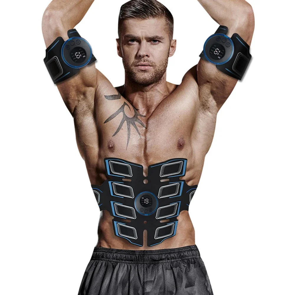 

USB перезаряжаемый массажер для тренировки мышц, портативный тренажер для коррекции живота, фитнес-расслаблятель мышц, облегчение усталости, массажный артефакт