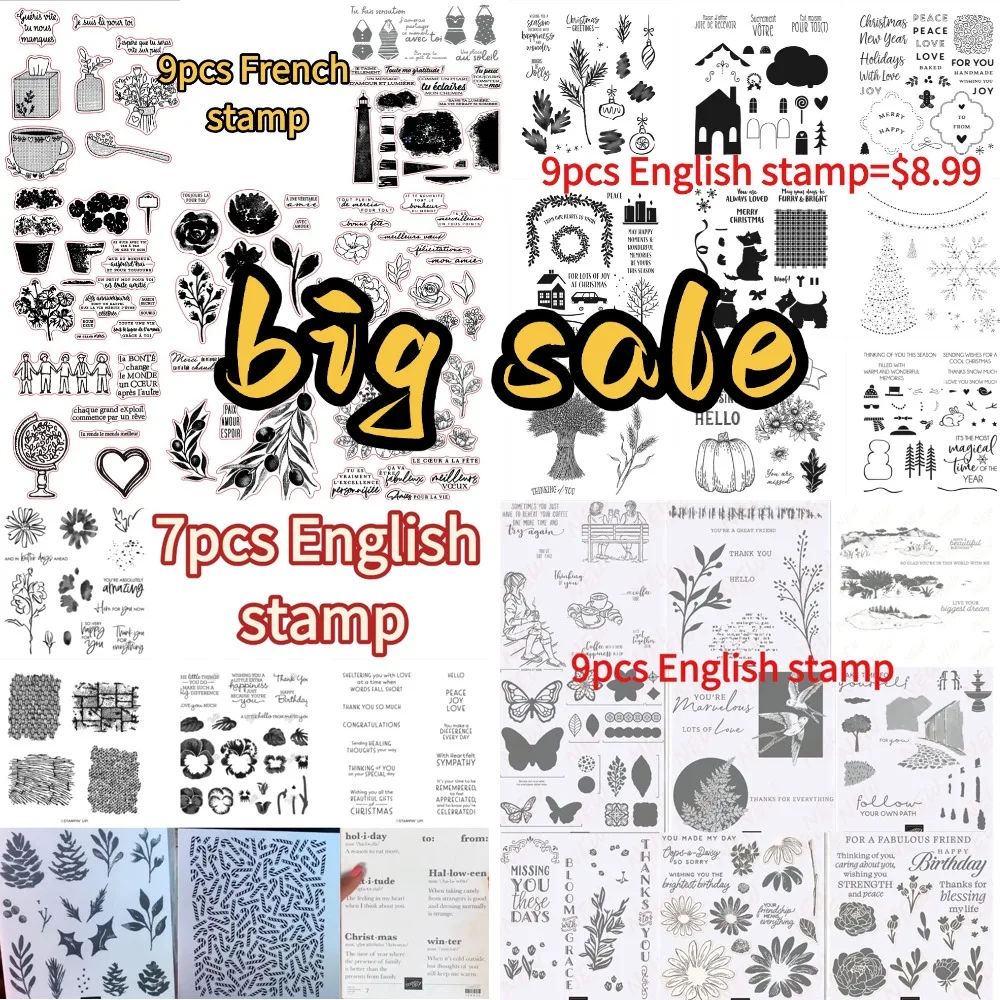 2026 cheap stuff  Clearance Sale  clear silicone stamps for DIY scrapbooking craft supplies stamp photo album card making