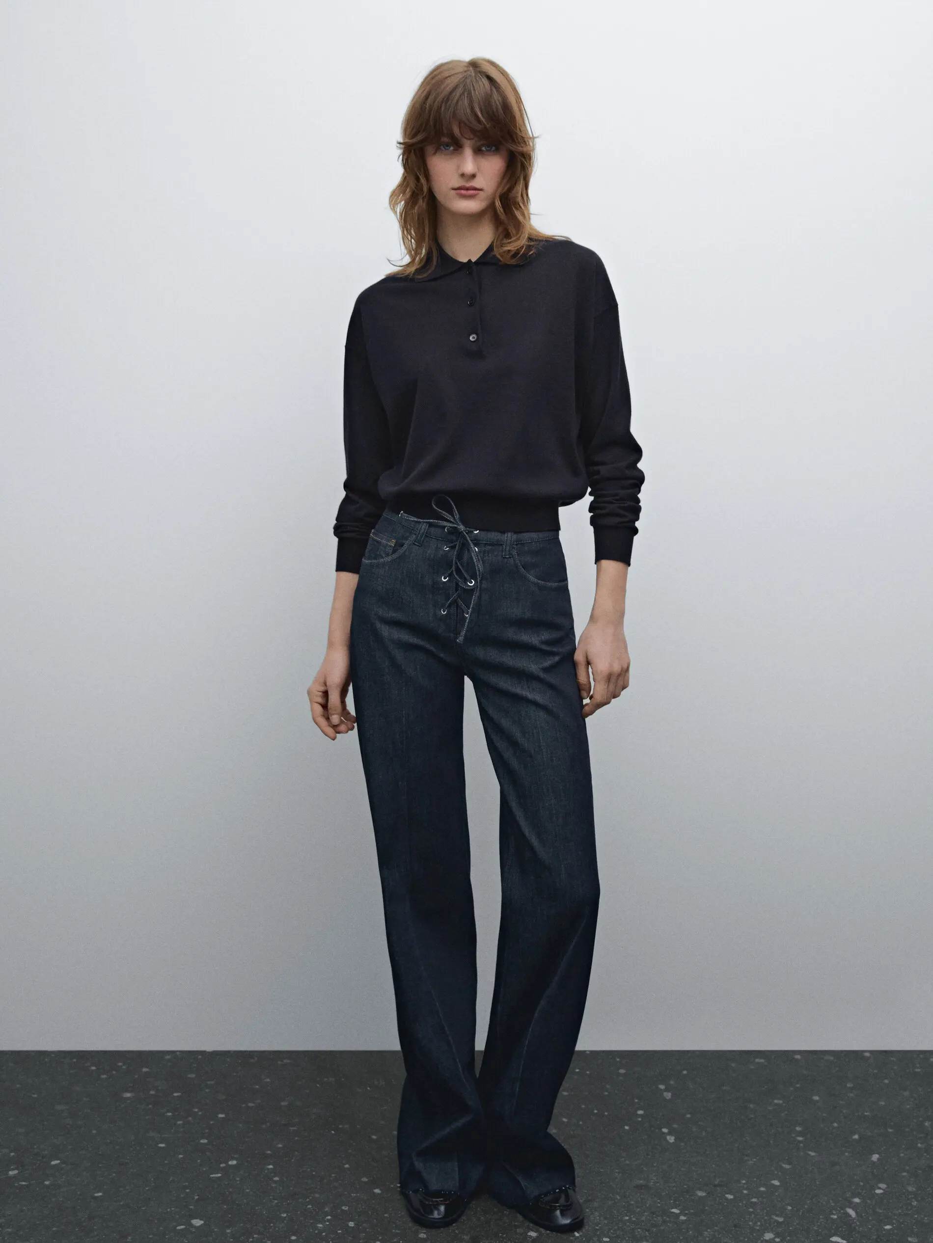 

Ethereal MD 2025 massidutti autumn new style of Women's casual Short-sleeved Polo collar sweater