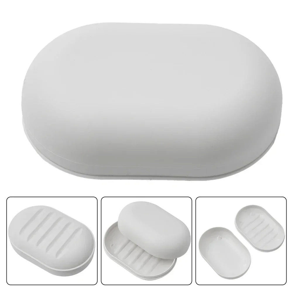Bathroom Soap Dish Box PP Material Portable Sealed Shower Travel With Lid 1 PCS 11.2*7.5*3.8 Container Brand New