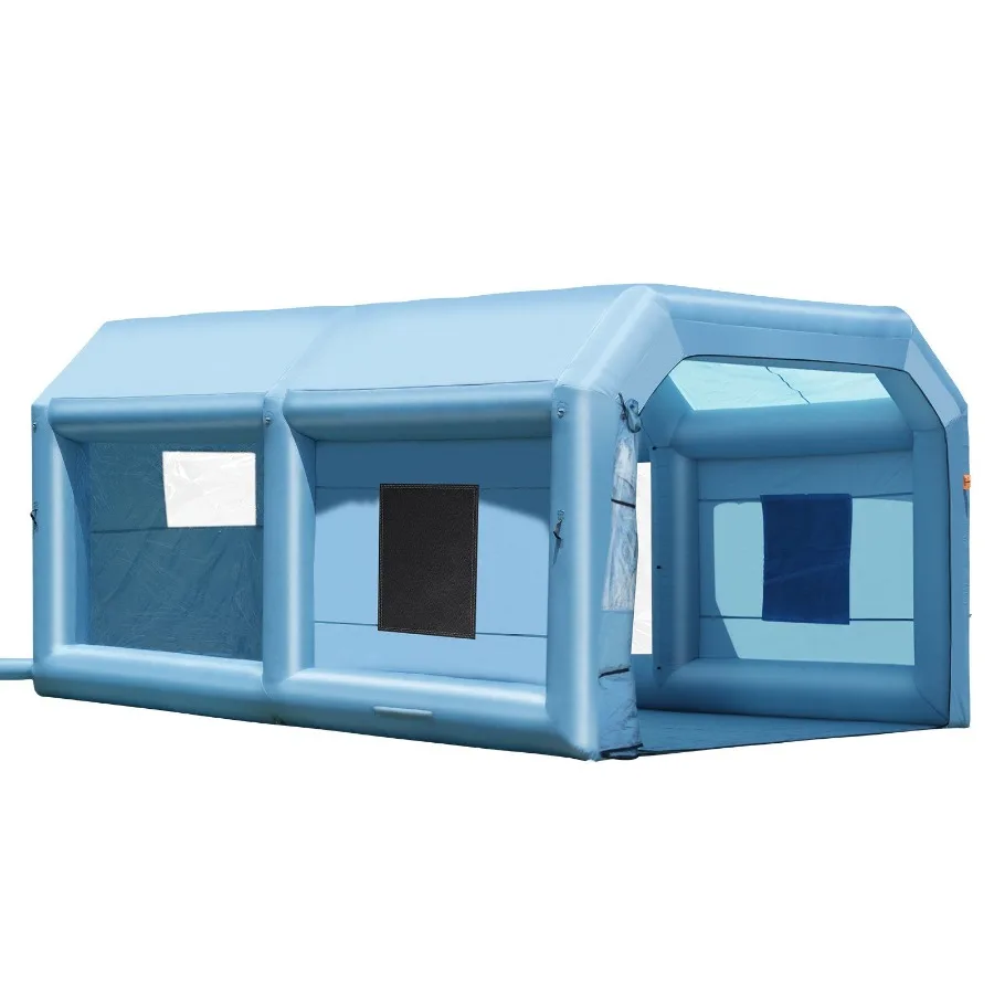 

Inflatable Paint Booth 21 x 13.5 x 9.8 ft Inflatable Spray Booth with 1100W Powerful Blower and Air Filter System Large Furnit