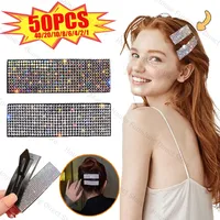 Korean Treasure Style Bb Clip Dazzling Hair Clip Ins2025 Internet Celebrity Temperament Bangs Clip Edge Clip Women'S Hair Clip