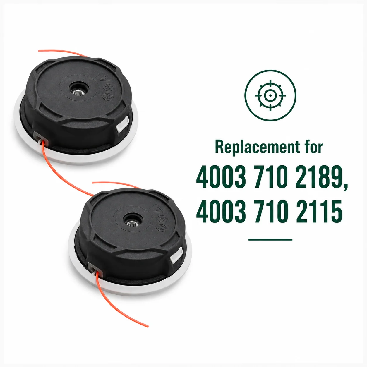 2Pcs Mowing Head for Stihl 46-2 Autocut, Brush Cutter Head Fits FS360 FS400 FS410 FS450 FS460 FS480 FS160 Replaces 4003 710 2189