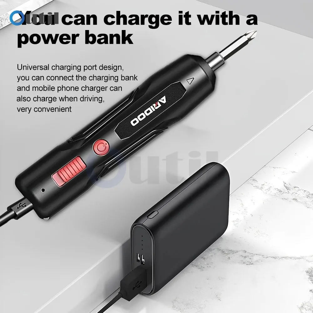 7.8VF Long Range Electric Screwdriver Powerful Wireless Screwdriver Drill USB Charging Wireless Electric Screwdriver Set