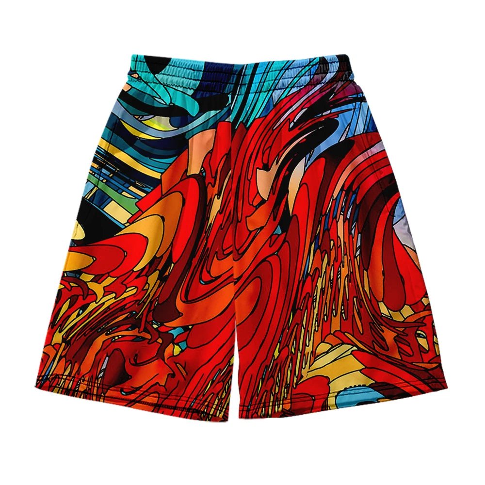

Beach Shorts Men's and women's clothing 3D digital printing casual shorts Fashion trend couple Pants 17