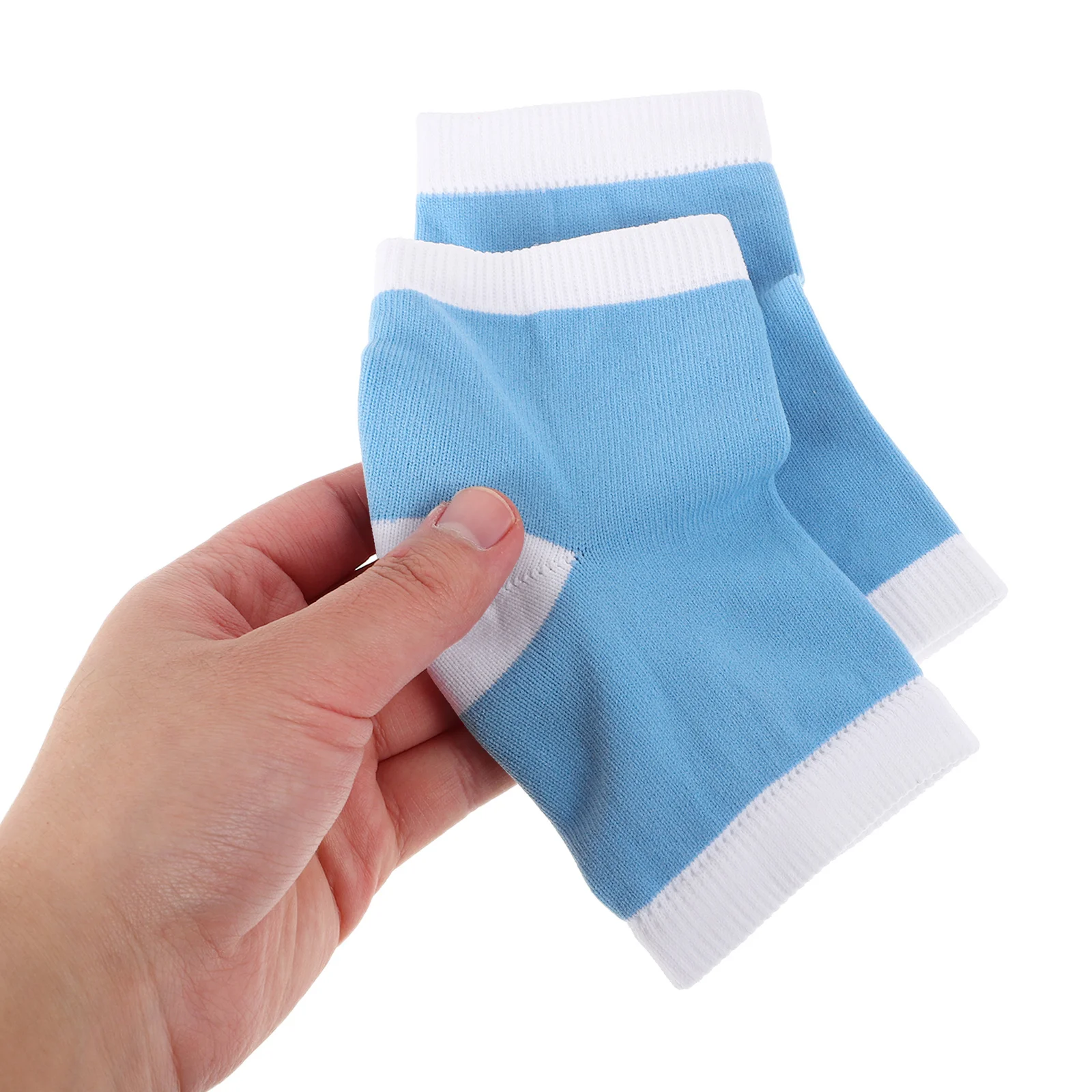 

2Pairs Moisturizing Heel Socks Cracked Heels Toeless Foot Care Essential Oil Gel Half Foot Design Elastic Breathable