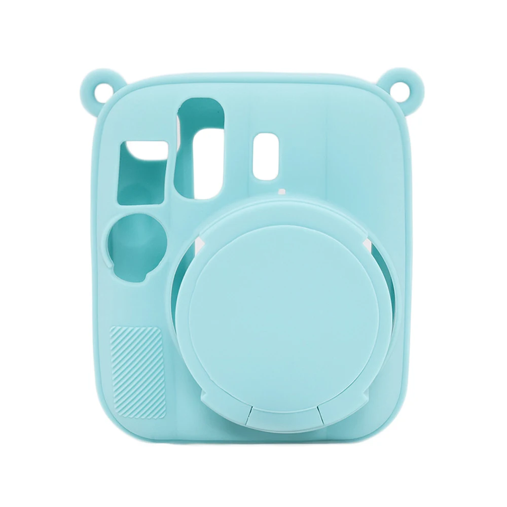 For Instax Mini 13 Silicone Protective Case With Lens Cover Shockproof Anti Scratch Precise Cutouts Easy Installation