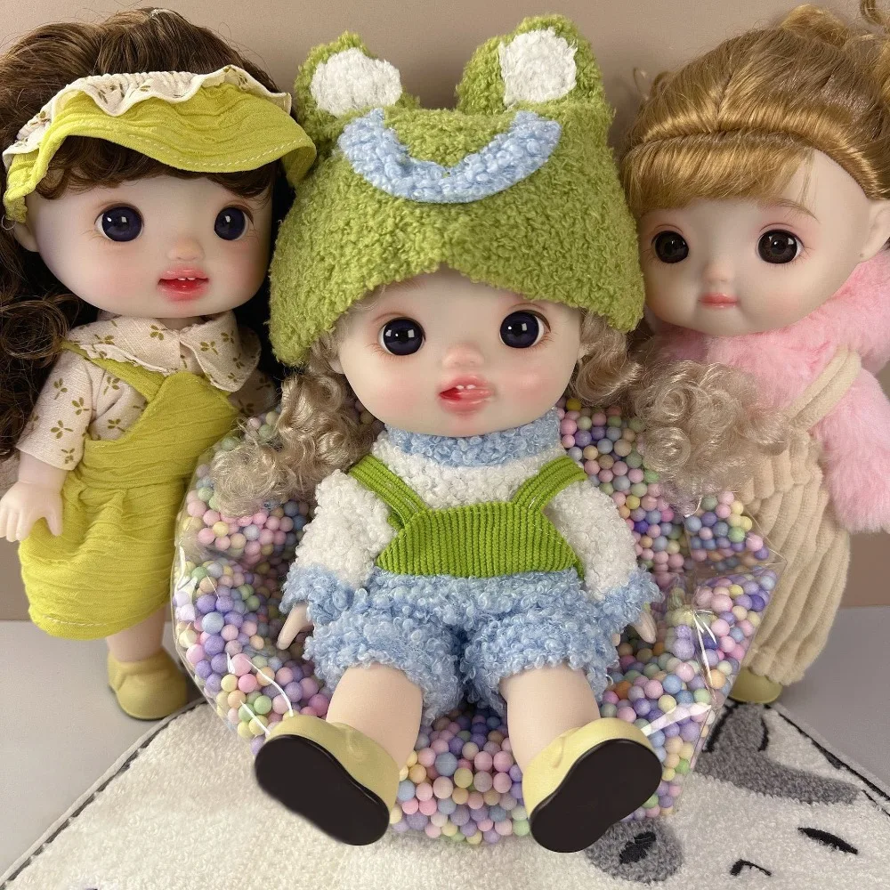 

22cm Doll 22cm Doll Clothes Doll Accessories Girl's Toy Gift Doll Rompers Set Replaceable DIY Doll Strap Dress Set Sweet Girl
