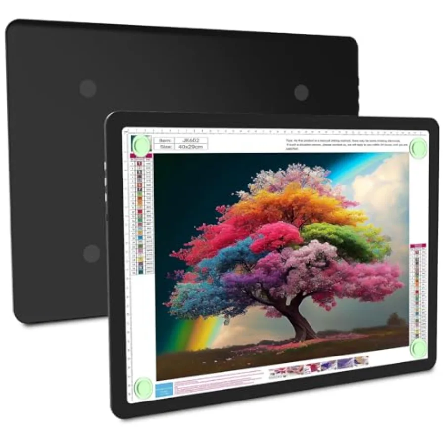 

Rechargeable Light Pad for Diamond Painting Magnetic LED Light Board Physical Button Super Bright Diamond Art Light Pad Ultra-T