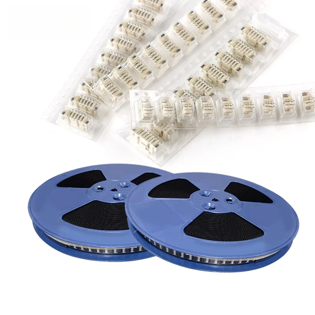 Adesivo vertical Conector de cabeçote de passo de 1,25 mm 2/3/4/5/6/8/9/10PIN Conector PCB SMD vertical