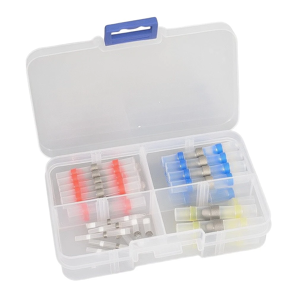 Waterproof Solder Sealed Heat Shrink Connectors 50 Pack for Automotive Marine Outdoor Wiring 12 10 to 26 24 AWG