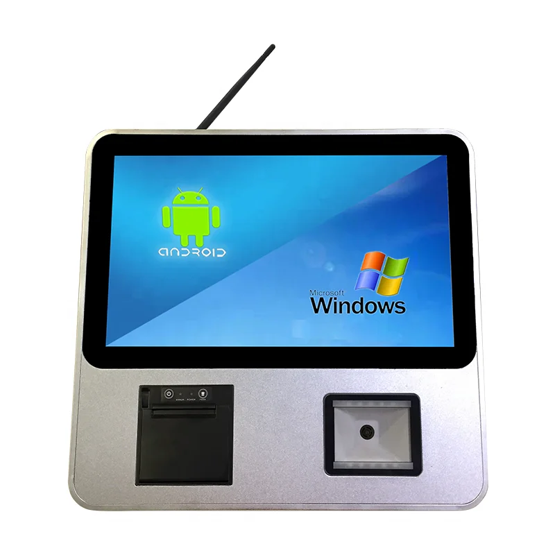 

Winson YUN-156 Win10 Price Checker 15.6inch Big Touch Screen with Printer