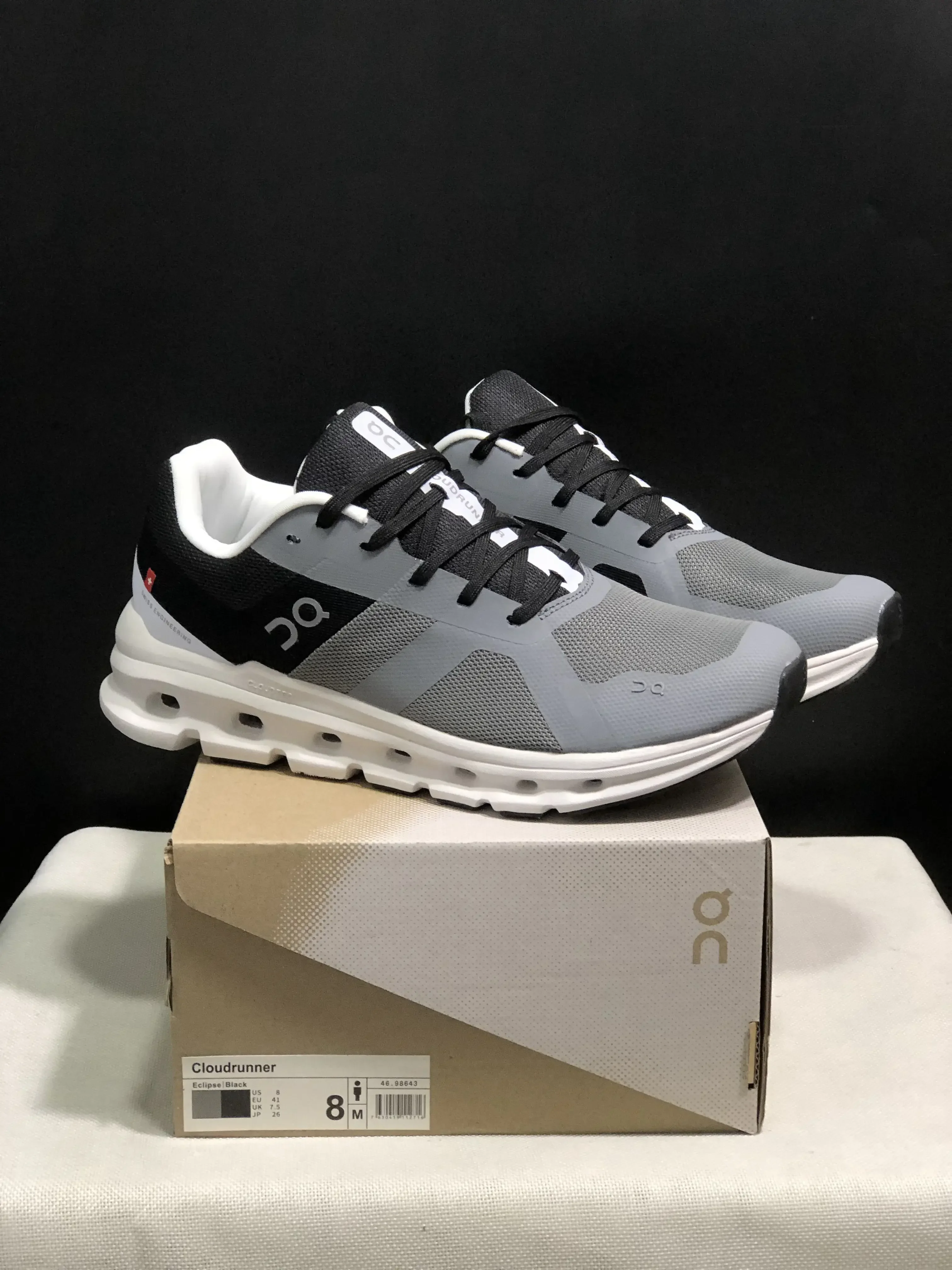 Cloudrunner-Zapatillas de correr antideslizantes para hombre y mujer, zapatos informales de malla, cómodos, originales, para Fitness, senderismo al aire libre