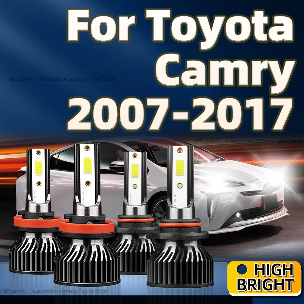 

Автомобильная фара Turbo светодиодный H11 9005 Дальний и ближний свет 2007 лм для Toyota Camry 2008 2009 2010 2011 2012 2013 2014 2016 2015 2017